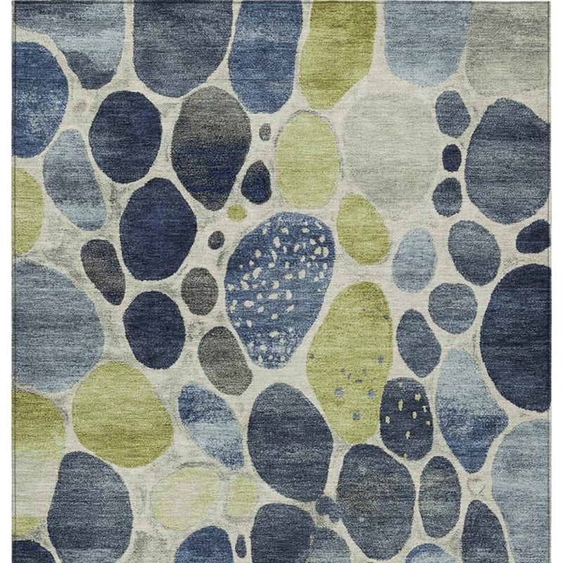 HomeRoots Geometric Transitional Rectangle Outdoor Rug