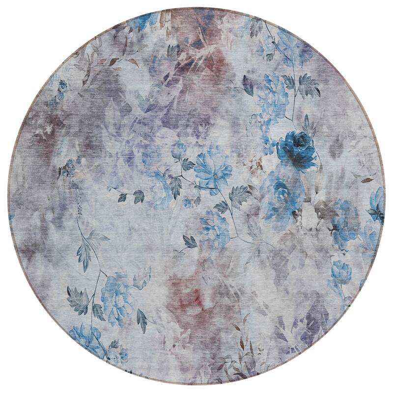 HomeRoots Floral Transitional Rectangle Outdoor Rug