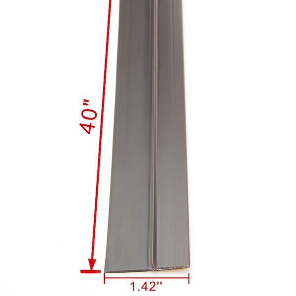 Shop Self Adhesive Door Bottom Sweep Brown Pvc 0 71 Inch Strip 40