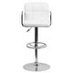 preview thumbnail 53 of 103, Quilted Vinyl Adjustable Chrome Bar Stool (Set of 2)