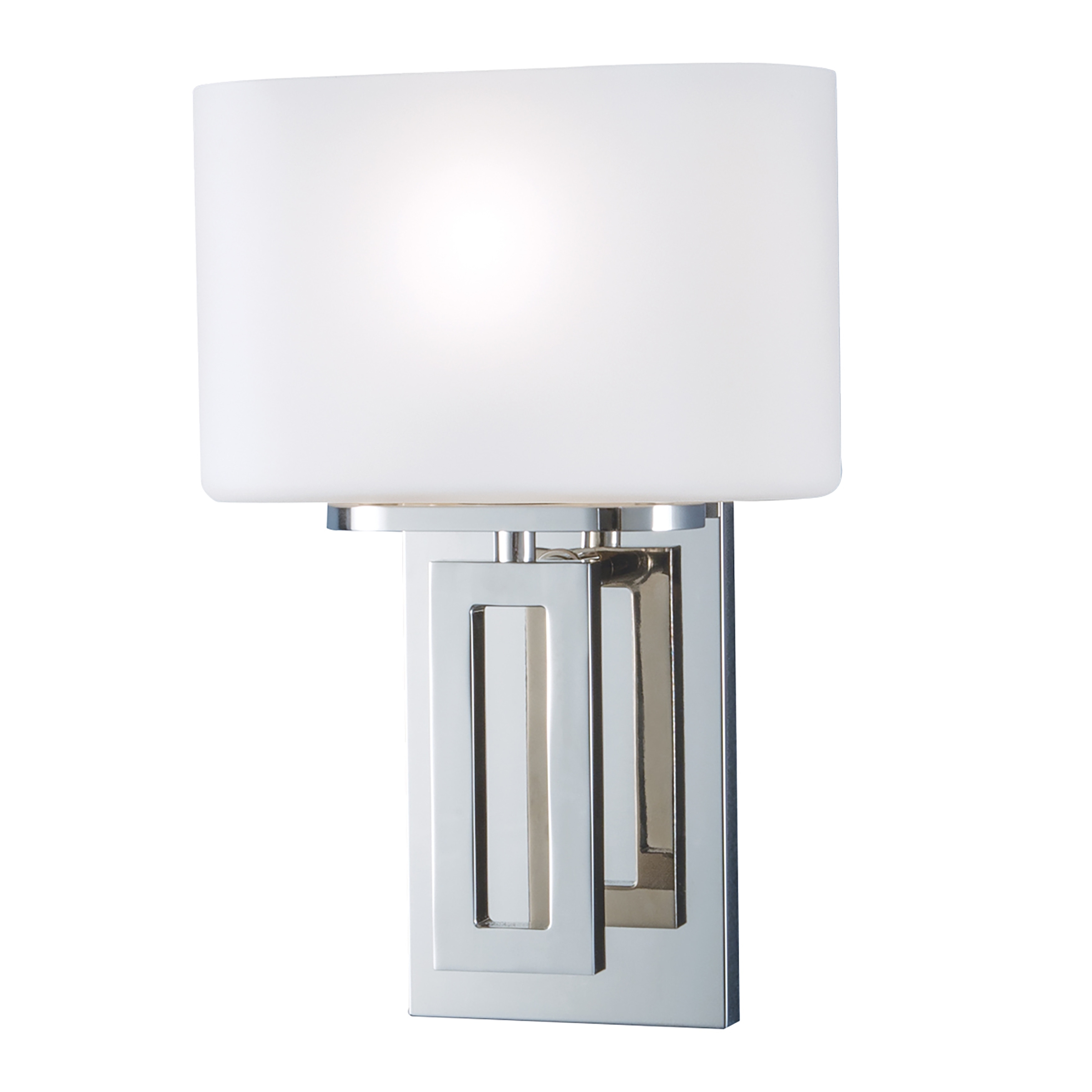 Hamilton 11.5'' High 1-Light Sconce - Polished Nickel - 11.5 inch Tall