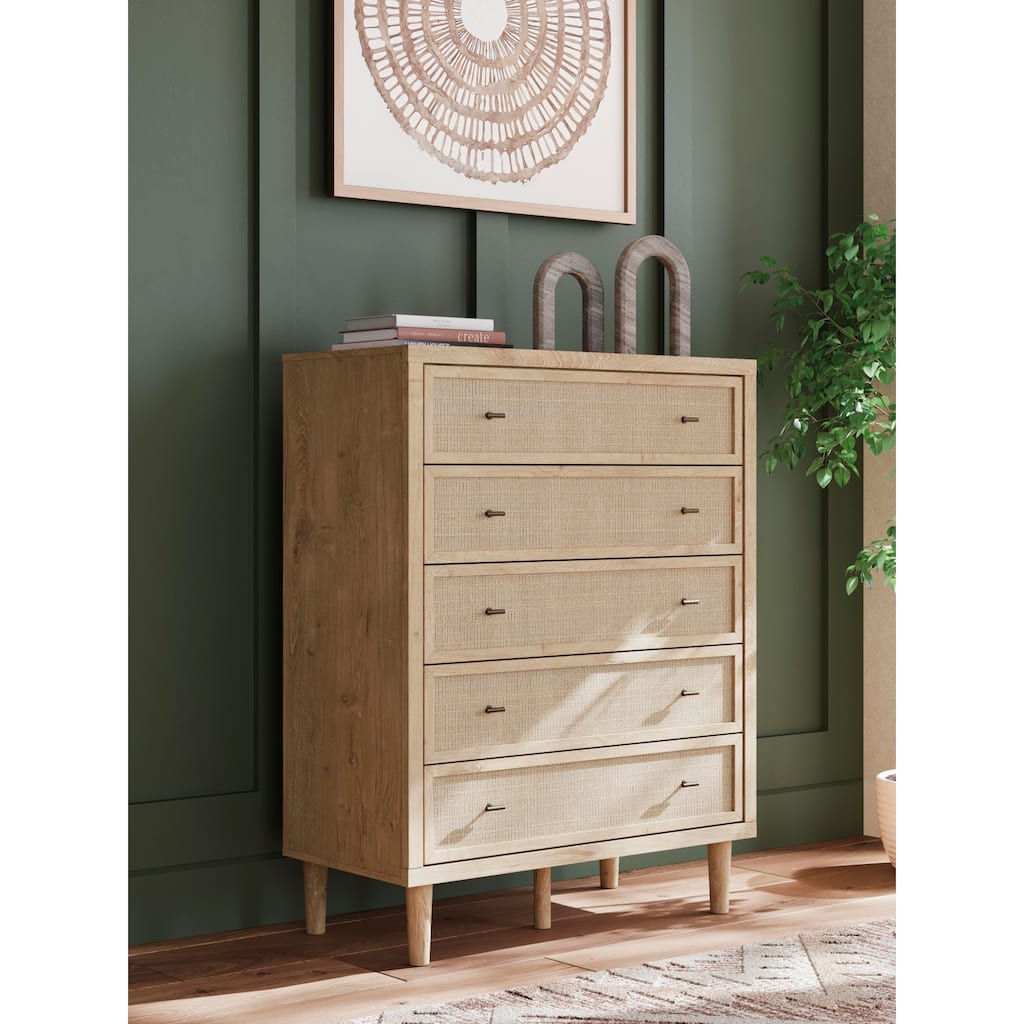 signature design by ashley cielden 6 drawer dresser in tan Cielden Dresser