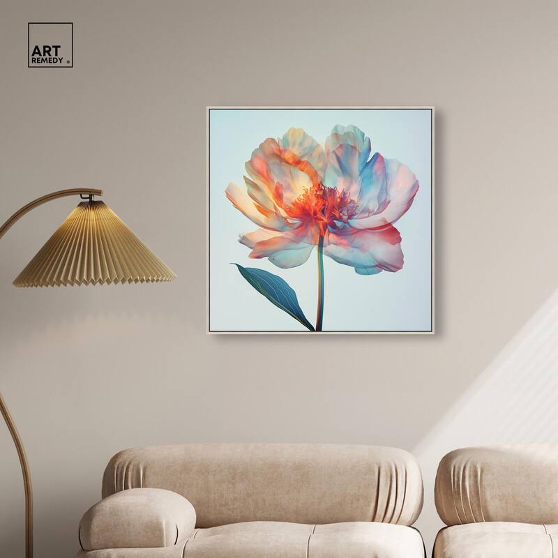 Peony Phases Canvas by Art Remedy