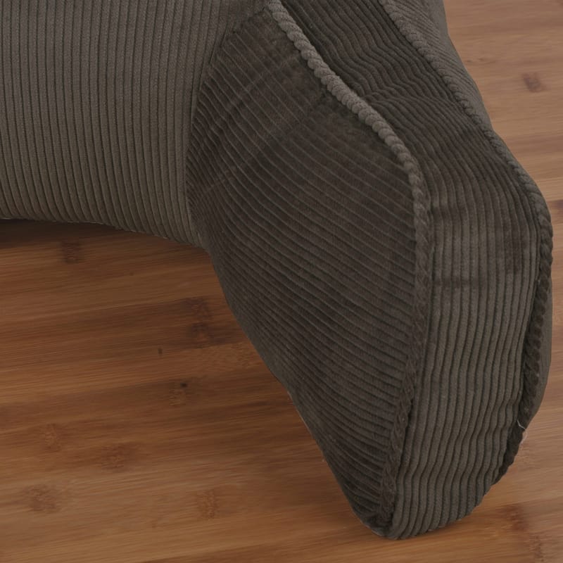 Cotton Corduroy Lounger Bed Rest Pillow Adjustable DIY Filling