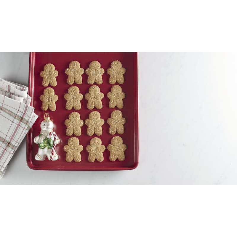 Lenox 2025 Blown Glass Gingerbread Ornament, Christmas - 2.75"L x 1.75"W x 4.5"H