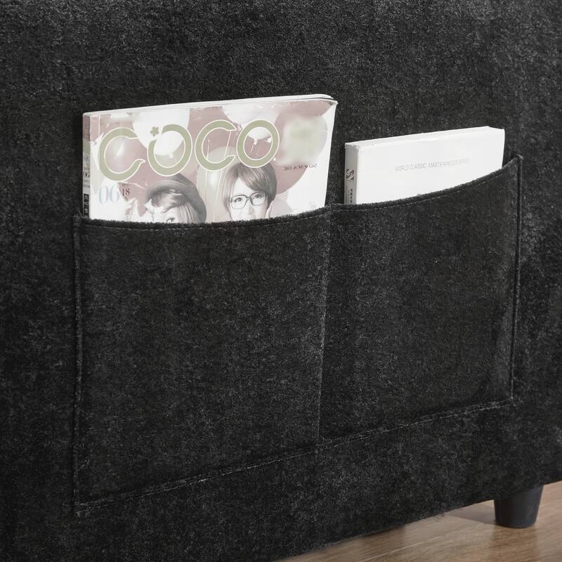 Pull Out Sofa Bed, 58-inch Sofa Bed, Sleeper Sofa, Loveseat Sofa with Adjustable 3 -Position Backrest