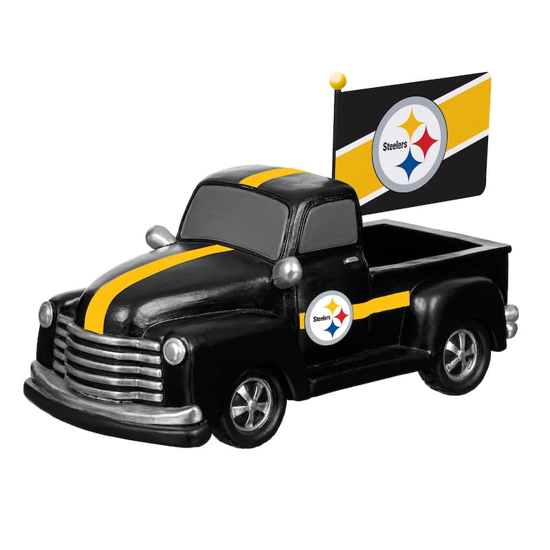 NFL Rally Truck Garden Statue with Team Flag