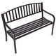 preview thumbnail 4 of 5, Costway 50'' Patio Garden Bench Park Yard Outdoor Furniture Steel