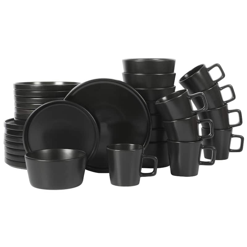 Gibson Soho Lounge Bowery 32-Piece Stoneware Dinnerware Set