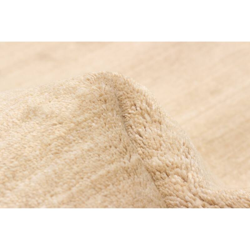 ECARPETGALLERY Hand-knotted Kashkuli Gabbeh Beige Wool Rug - 2'7 x 10'0