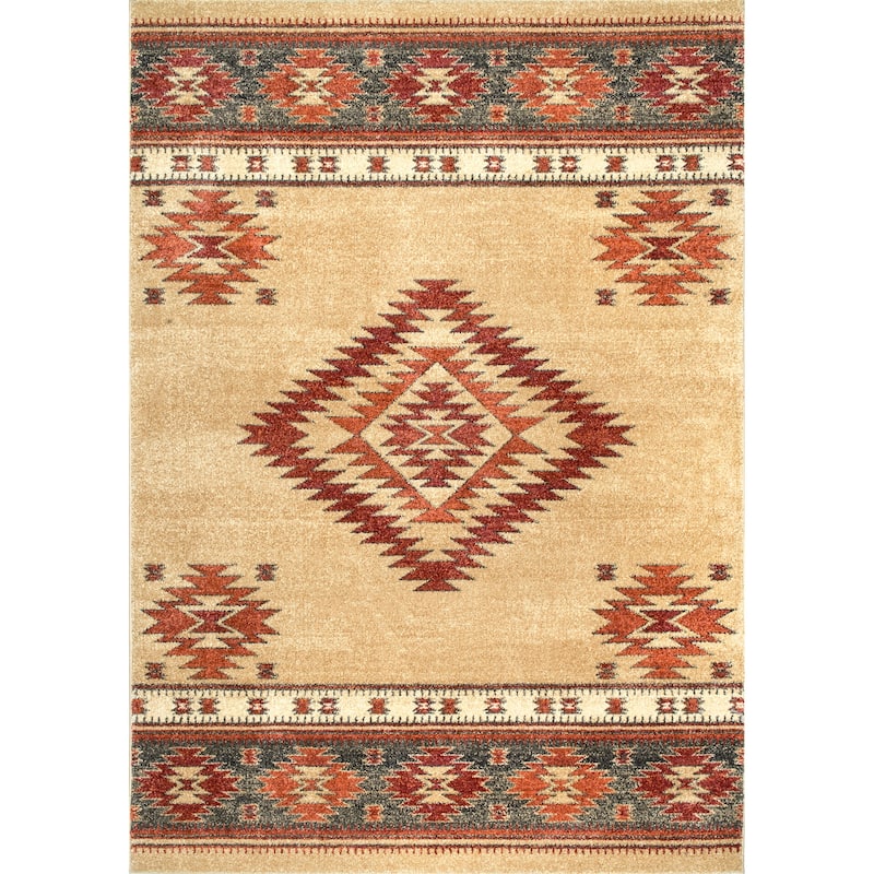 Nuloom Margene Tribal Diamond Area Rug