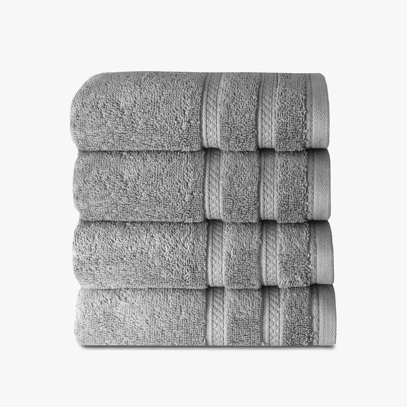 True Comfort Towels - Grey - 4 Hand Towels