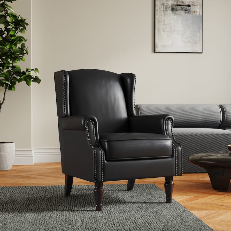 Patterned Upholstered Accent Chair for Living Room