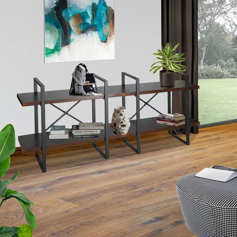 2-Tier longer with open shelving by DAVEE FURNITURE INC - 70.86*28.35*11.34