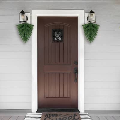 Pine Teardrop Artificial Christmas Swag - 22" - Unlit