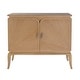 preview thumbnail 2 of 5, Karolina 40 in. W Wood 2 Door Accent Cabinet with Interior Shelves
