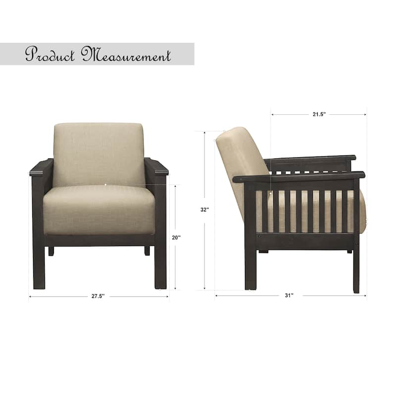 Basseri Accent Chair - 27.5" x 31" x 32"