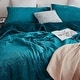 preview thumbnail 2 of 2, The Original Plush - Coma Inducer® Oversized Comforter Set - Deep Lagoon Blue