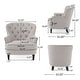 preview thumbnail 20 of 27, Tafton Tufted Club Chair with Ottoman by Christopher Knight Home