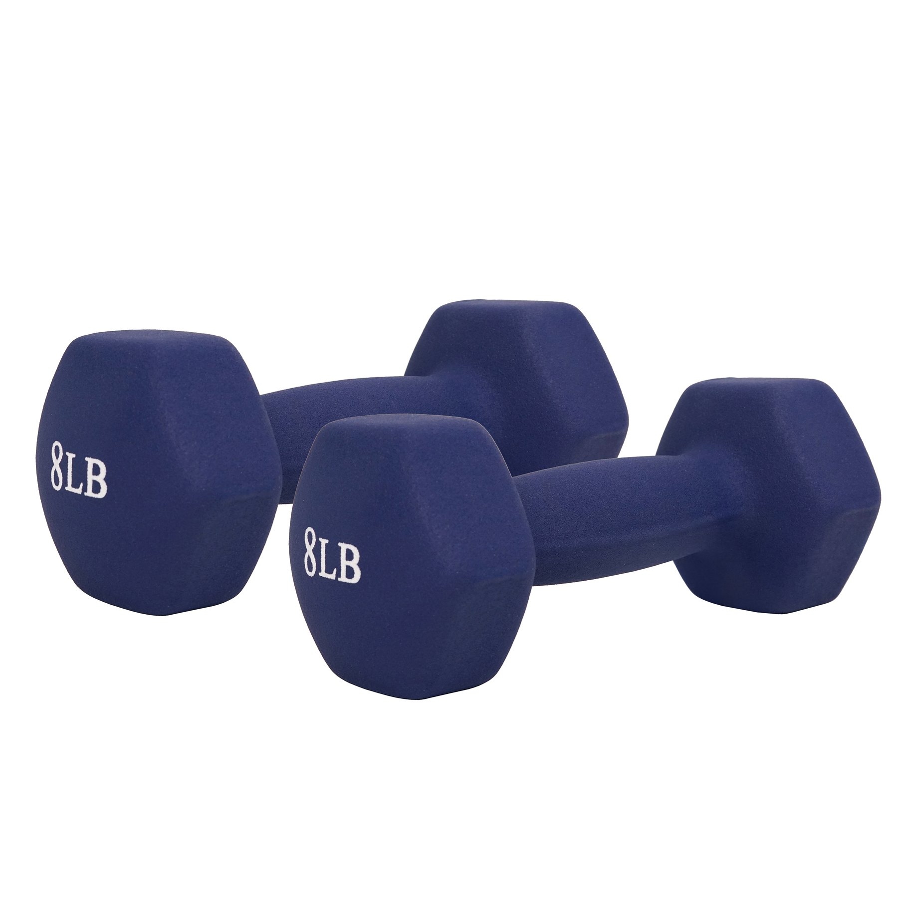 Sunny Health Fitness Neoprene Dumbbell 8lb PAIR 8 lb