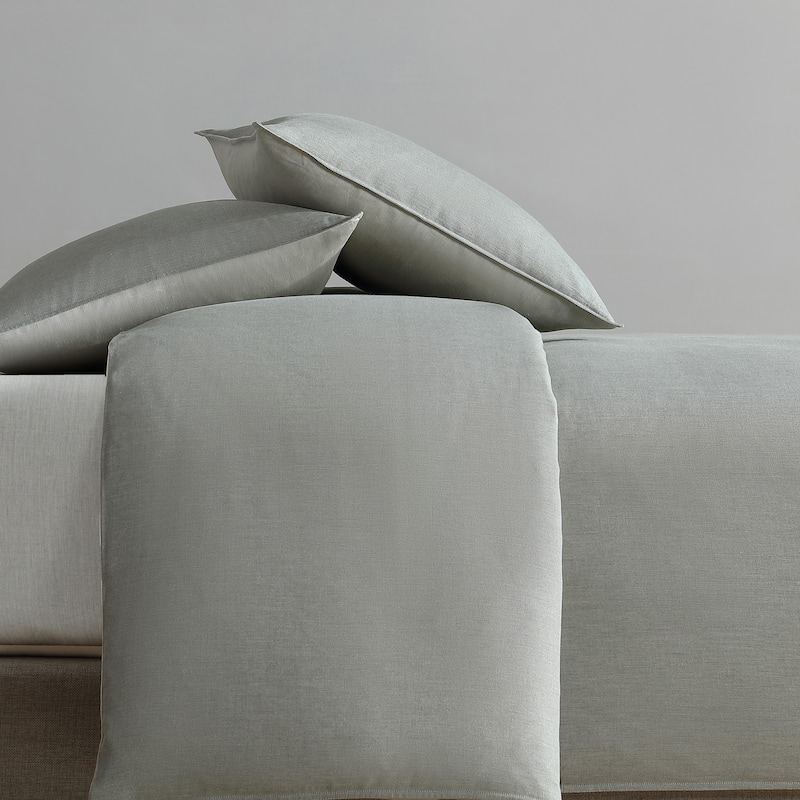 Calvin Klein Contrast Weave Reversible Duvet Cover Set