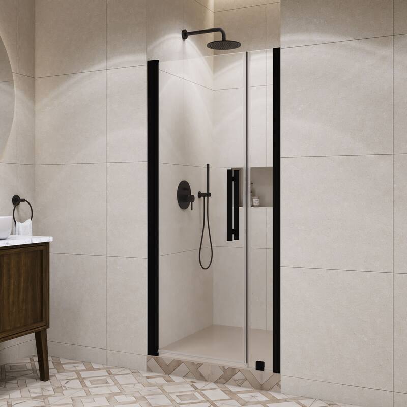 Ove Decors 15SGP-PASA35 Pasadena 72" High x 35-3/4" Wide Pivot - Black