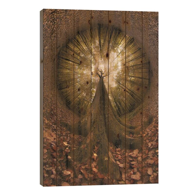 Four Centuries High Print On Wood by Francois Casanova - Multi-Color - 26x18x1.5