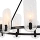 preview thumbnail 8 of 7, Uttermost Ellipse 10 Light Dark Bronze Chandelier - 28"W x 22.5"H x 28"D