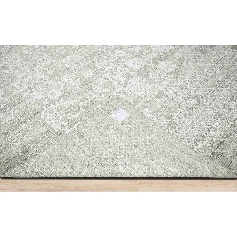 Hand Knotted 100% Wool Modern & Contemporary Oriental Area Rug Gray - 8' 8'' x 11' 4''