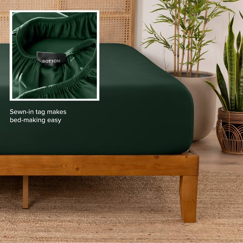 Bare Home Rayon from Bamboo Fitted Sheet