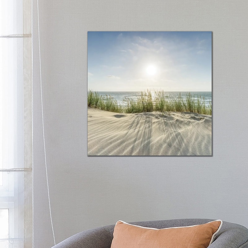 iCanvas "Dune Beach On A Sunny Day" by Jan Becke Canvas Print - 26x26x1.5