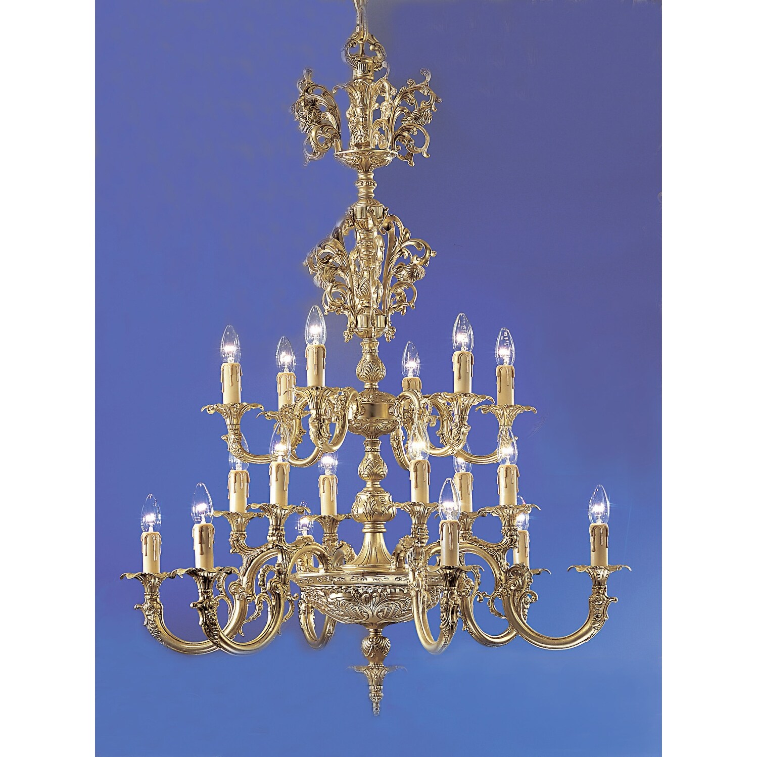 Classic Lighting 5718-SBB  50" Crystal Cast Brass Chandelier from the Princeton Collection (Crystalique) - Chandeliers For Bedrooms by Overstock.com