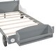 preview thumbnail 36 of 34, Car-Shaped Platform Bed Pine Wood Platform Bed with Headboard and Footboard Storage Shelves for Girls, Boys Bedroom