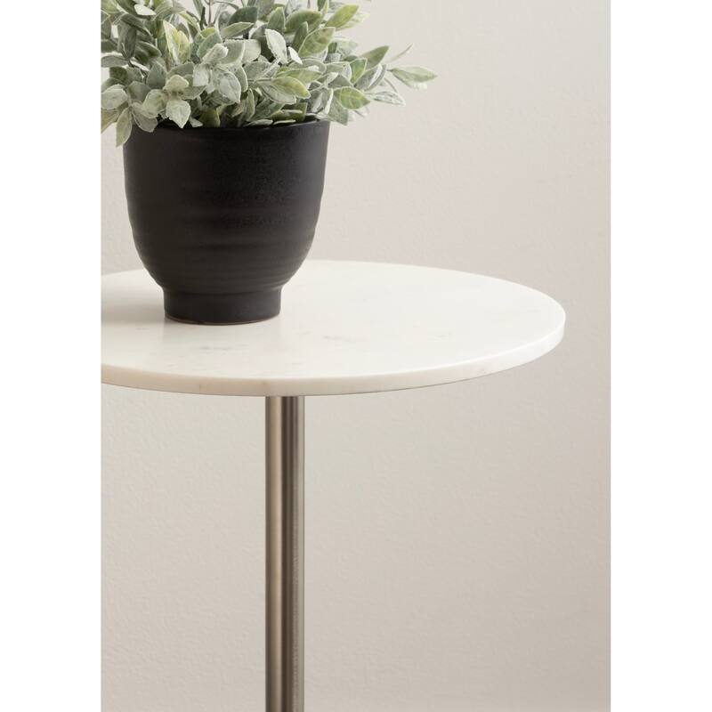 Kate and Laurel Tira Round Side Table