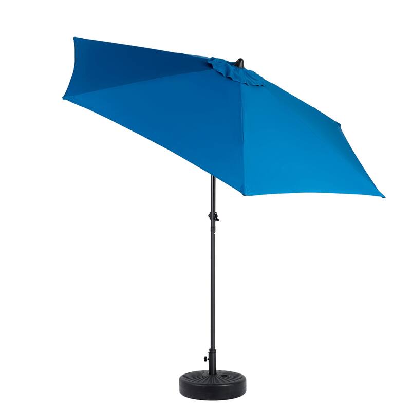 104" Patio Umbrella with Push Button Tilt,6 Ribs and Crank (No Base)