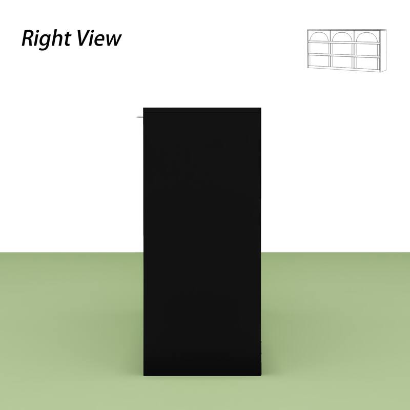 White 9-Drawer Chest of Drawers with Stylish Design and Anti-Tip Feature