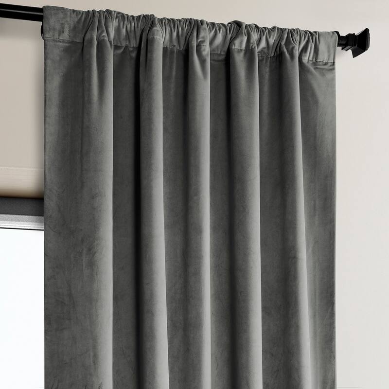 Exclusive Fabrics Heritage Plush Velvet Curtain (1 Panel)