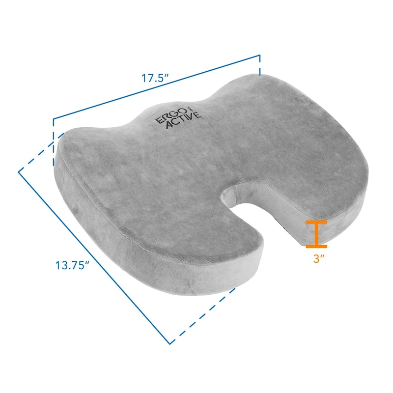 Mount-It! ErgoActive Cooling Gel Seat Cushion