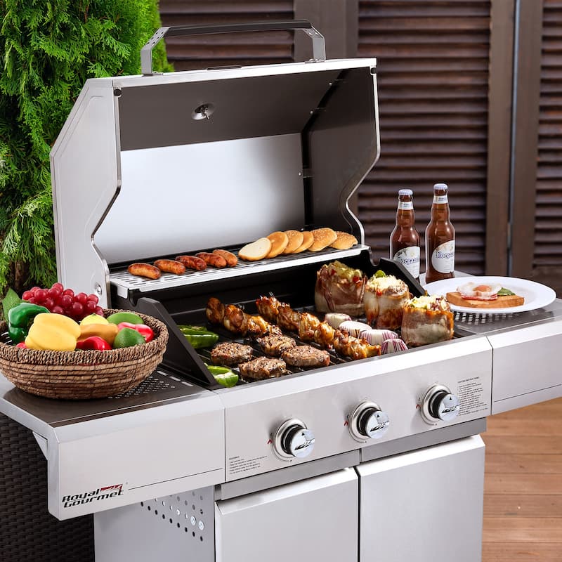Royal Gourmet SG3002S Premium Stainless Steel 3-Burner Gas Grill