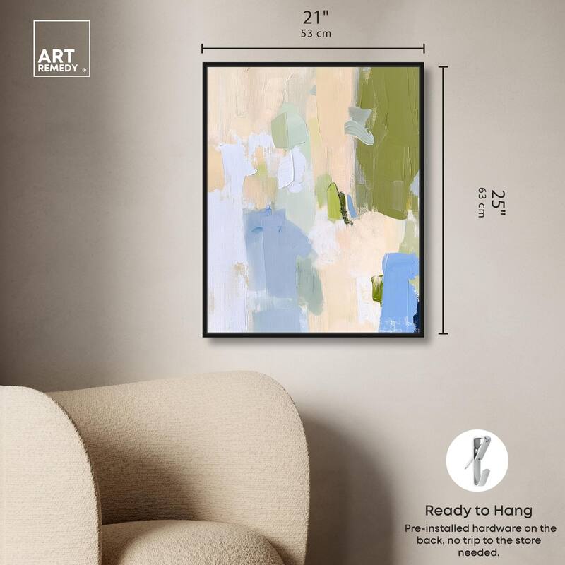 Clover Frost Canvas by Art Remedy