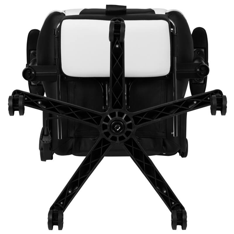 Racing Gaming Ergonomic Chair with Reclining Back, Footrest in LeatherSoft