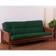 preview thumbnail 25 of 32, 5-inch Thick Twill Full-size Futon Mattress Forest Green