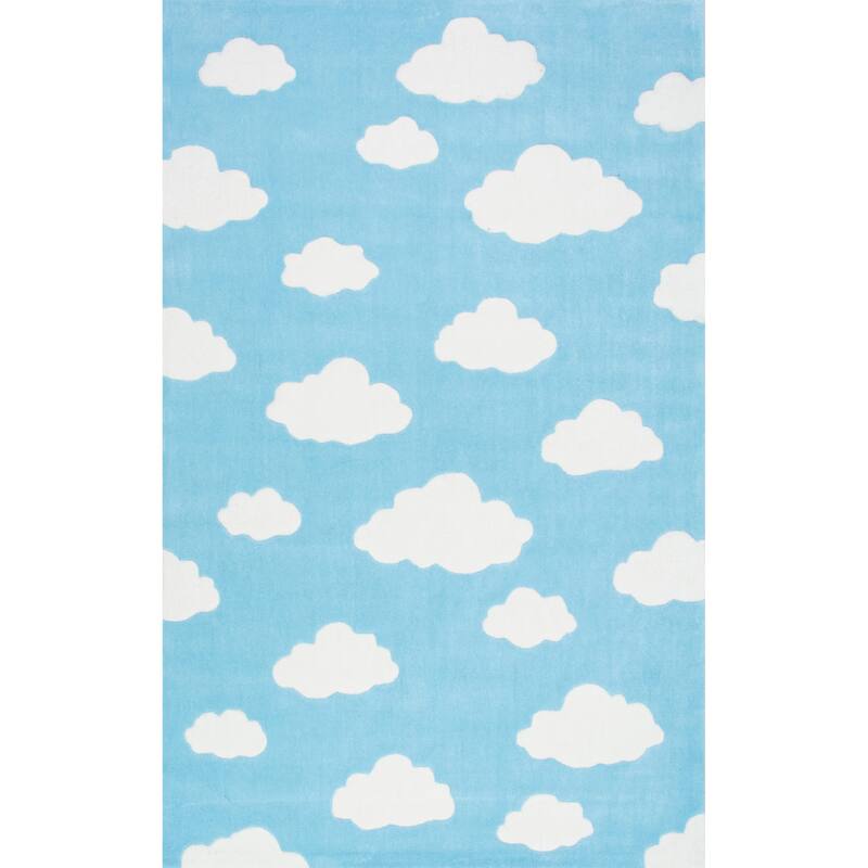 Nuloom Handmade Modern Clouds Pattern Kids Area Rug