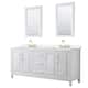 Option White / White Quartz Top / Brushed Gold Hardware