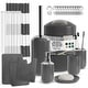 preview thumbnail 24 of 68, Clara Clark 23 Piece Complete Bathroom Accessories Kit With Shower Curtain and Rug Set Gray