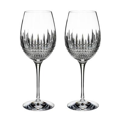 Waterford Lismore Diamond Essence Goblet 19 Oz Set/2