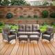 Option Brown Wicker / Grey Cusion