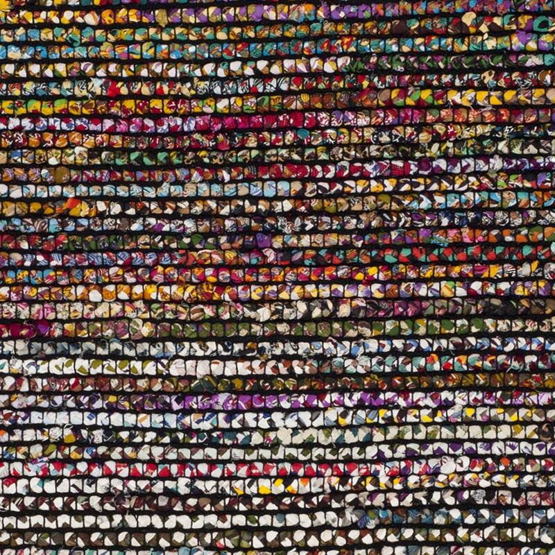 Area Rug 9x12 Handmade Braided Cotton Jute Flat Weave - Living Room Bedroom - 144 x 108