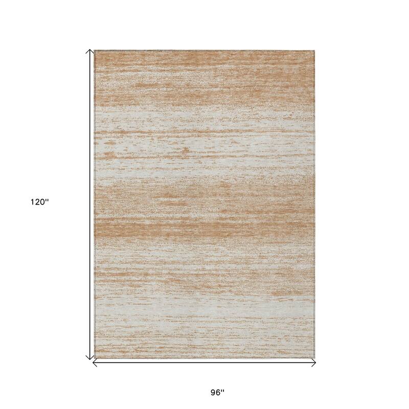 HomeRoots Striped Transitional Rectangle Outdoor Rug