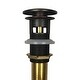 preview thumbnail 3 of 3, SinkSense 1.5" Pop-Up Sink Drain in Aged Copper - Overflow